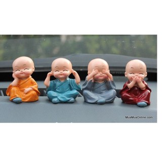 Bộ tượng 4 chú tiểu 4 không