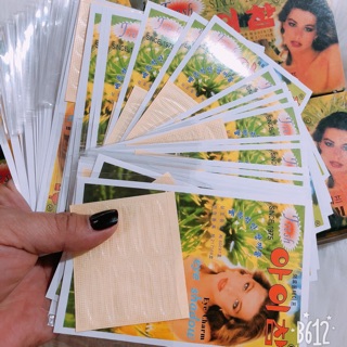 Kích mí dán hoa cúc vàng