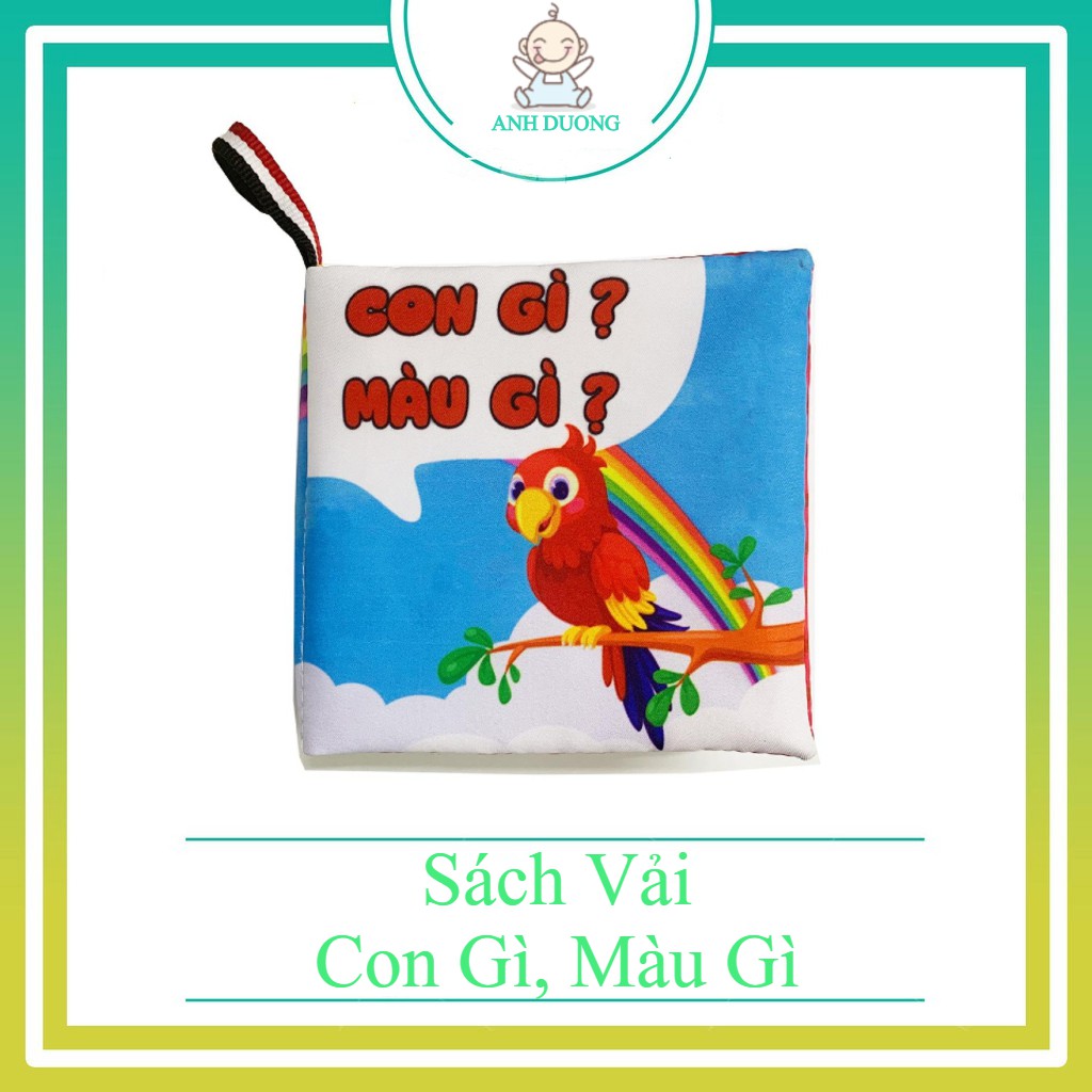 Sách Vải Con Gì? Màu Gì? - Sách Vải An Toàn - Made in Vietnam