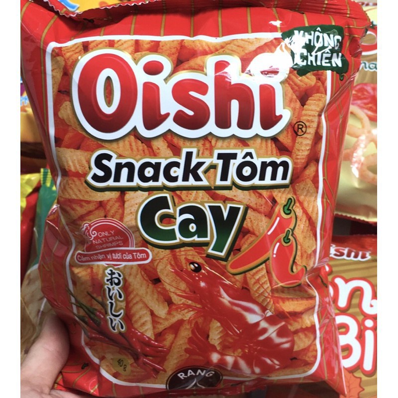 Bim bim Snack Tôm Cay 75g Siêu to khổng lồ