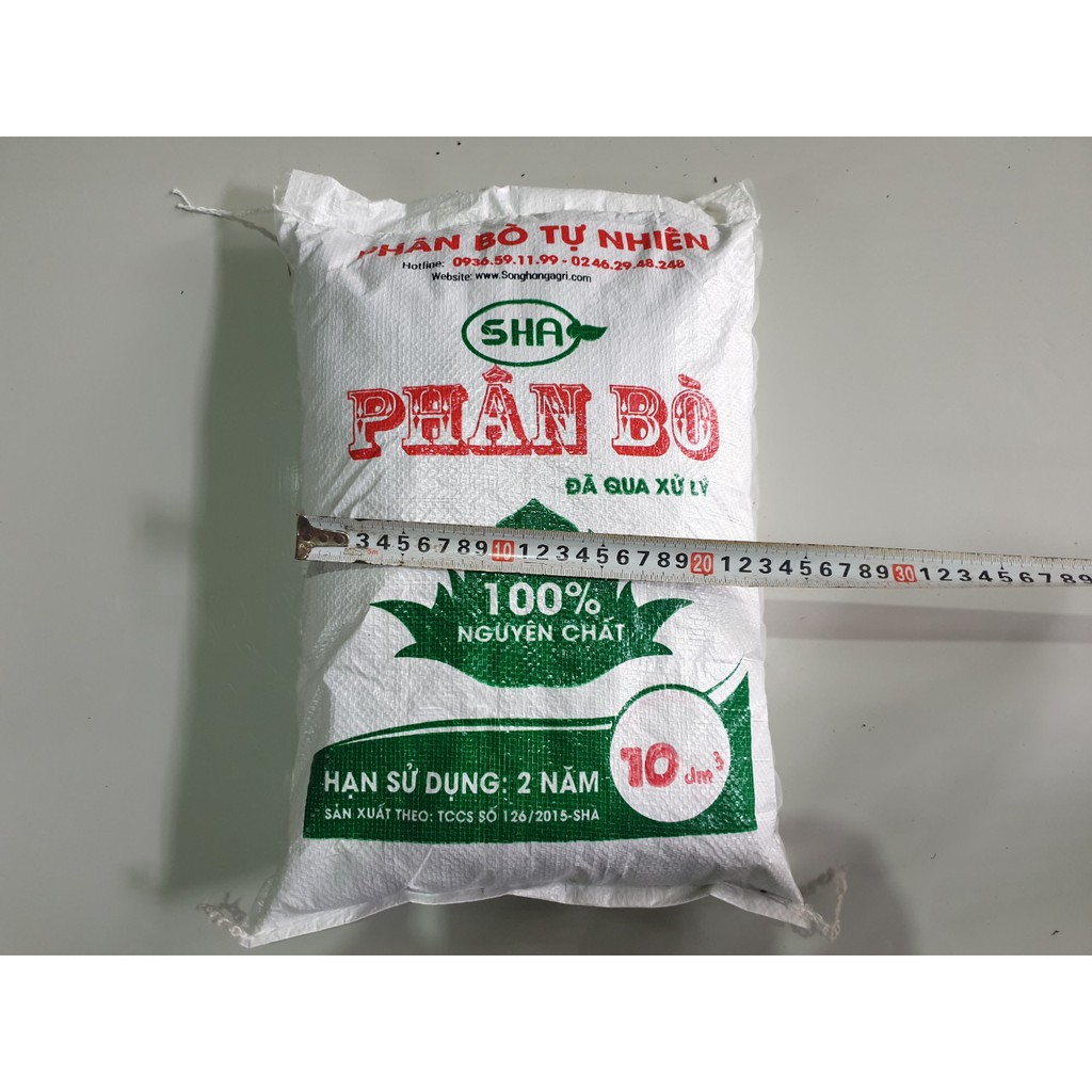 Combo 10 bao phân bò 20dm3. Phân hữu cơ