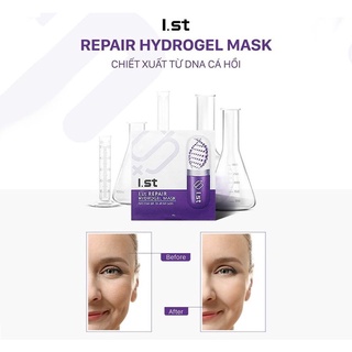 Mặt nạ trắng da tái tạo da DNA cá hồi I.st repair hydrogel mask 30gr (1 gói)