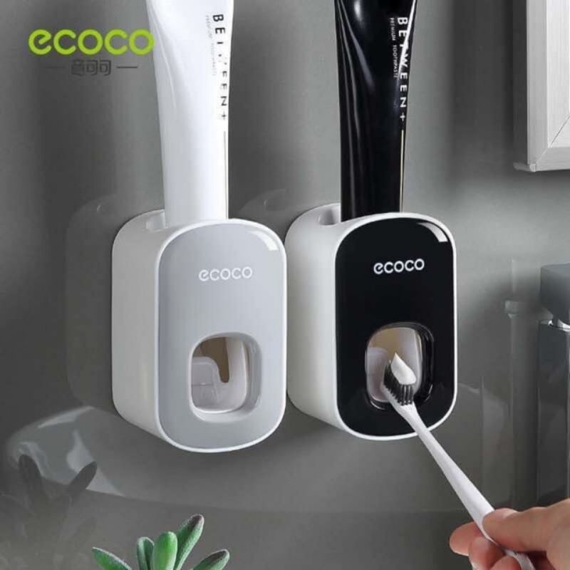 Dụng Cụ Nhả Kem Đánh Răng Tự Động ECOCO,Bộ Lấy Kem Đánh Răng Dán Tường Tiện Lợi