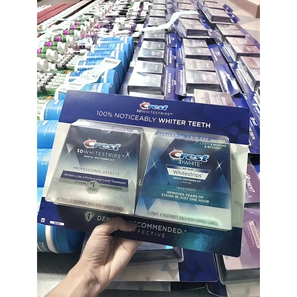 Set dán trắng răng Crest 3D White Professional Effects