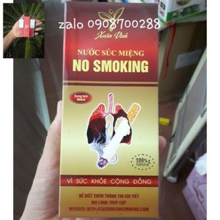 Nước súc miệng cai thuốc lá thuốc lào VĨNH VIỄN Xuân Vinh