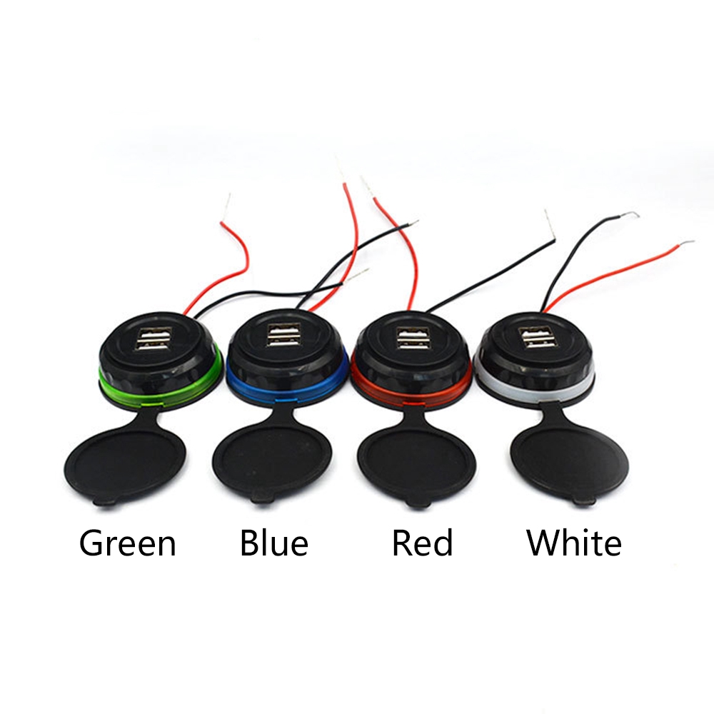 1 Ổ Cắm Điện Chống Nước 12-24v Cho Xe Hơi