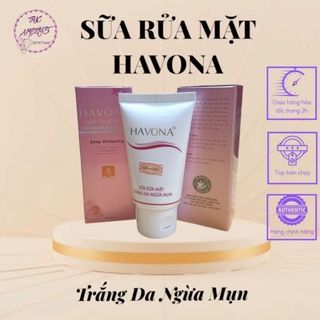 Sữa rửa mặt Havona trắng da ngừa mụn 50ml (New)