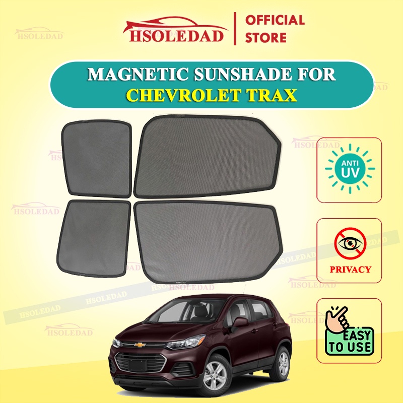 Rèm che nắng nam châm cho xe Chevrolet Trax, bộ 4 tấm cho 4 cửa, hàng loại 1 cao cấp nhất, vừa khít kính