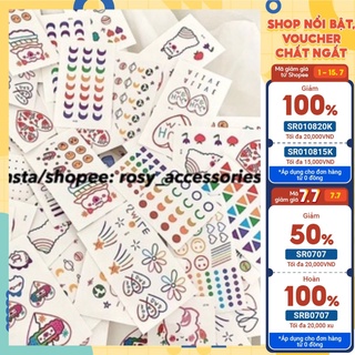 ROSY - HÌNH XĂM DÁN TATTOO MINI #1 (HÀNG A->E) - ĐƯỢC CHỌN MẪU