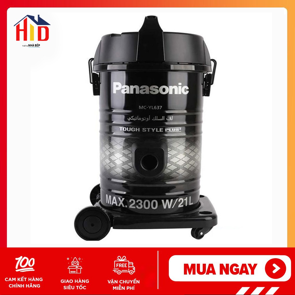 [BẢO HÀNH CHÍNH HÃNG] Máy Hút Bụi Panasonic MCYL637SN49