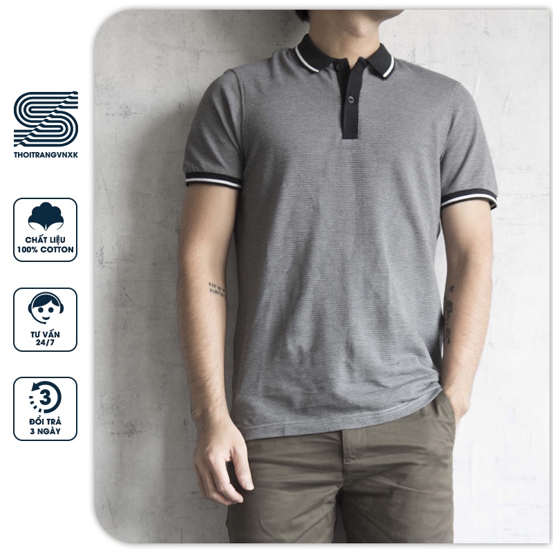 Áo polo nam thời trang, áo phông ngắn tay có cổ vải umi cao cấp Sonvnxk - APLJK2M