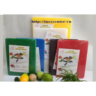 Thớt nhựa màu công nghiệp PP cao cấp 30x40x2 cm (màu tùy chọn)