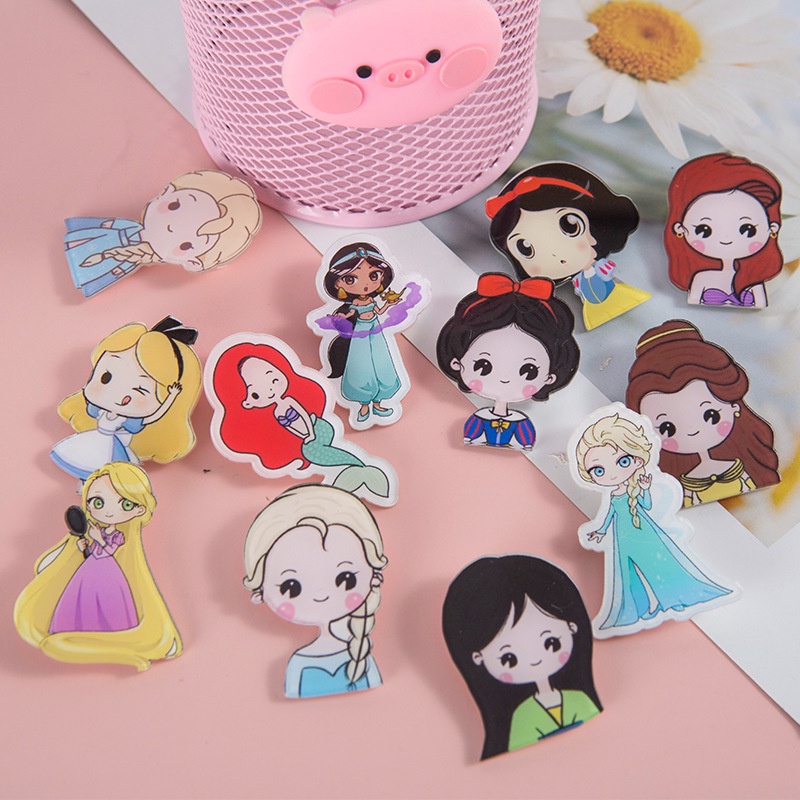 Ghim Cài Áo Hình Nhân Vật Hoạt Hình Disney Đáng Yêu