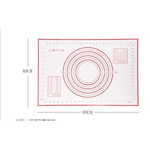 Cây cán bột inox + thảm silicon