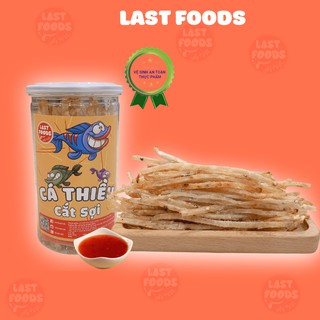 Cá thiều cắt sợi hũ pet 250gr , ăn vặt lastfoods hà nội đặc sản các miền ngon giá rẻ