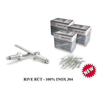10 con đinh rút RIVE INOX 304, hàng cứng cáp, size chuẩn