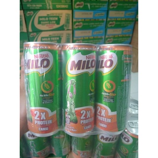 (Thùng 24 lon) Sữa Nestlé Milo X2 Canxi Lon Nước (240ml/lon)