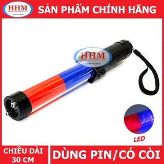 GẬY ĐIỀU KHIỂN GIAO THÔNG LED 2 MÀU - XANH ĐỎ, CÓ CÒI - GẬY GIAO THÔNG CÓ CÒI