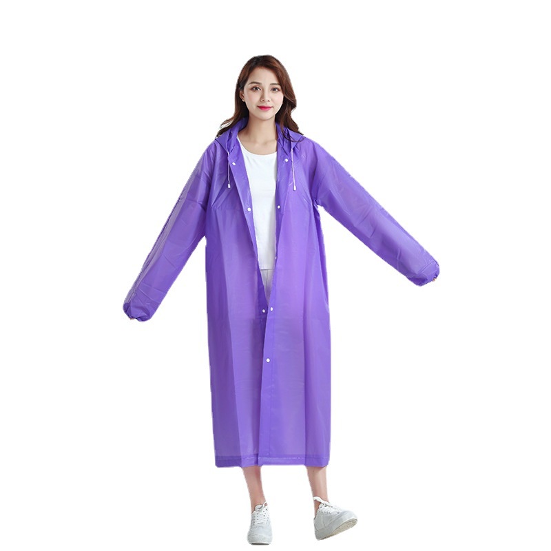 Áo mưa dày dặn có dây rút thời trang dành cho người lớn