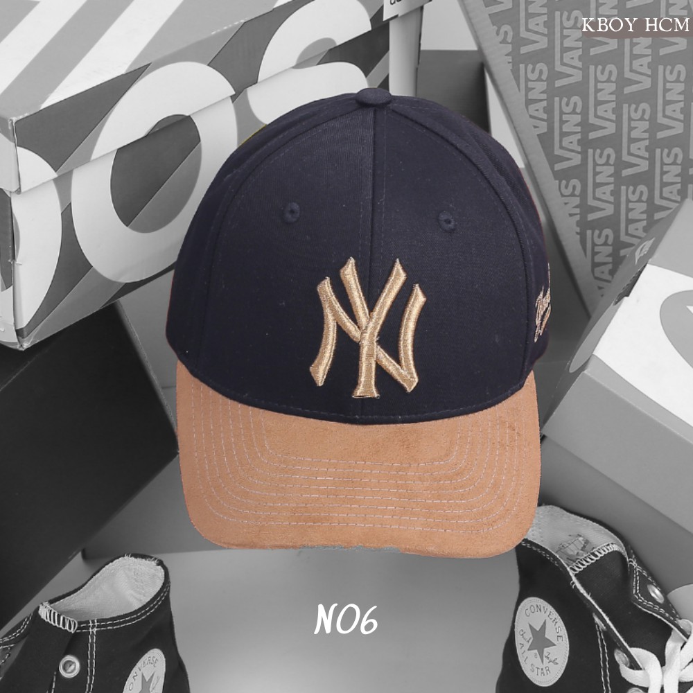 (HOT) Nón/Mũ lưỡi trai Nam màu trắng/đen họa tiết thêu tinh tế chất liệu vải kaku cao cấp, thoáng mát NOB077