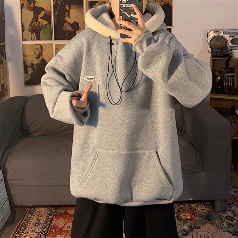 Áo hoodie nỉ bông dày dặn unisex