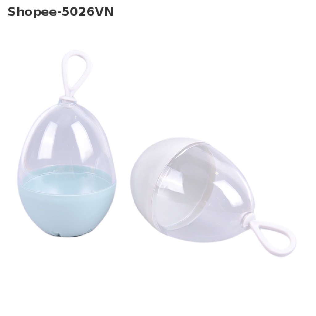 Hộp đựng mút trang điểm hình trứng thoáng khí chống mốc