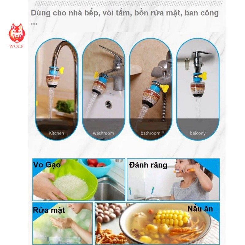 Đầu Lọc Nước Trực Tiếp - Vòi Rửa 6 Tầng Lọc Nước Sạch Siêu Tiện Lợi - #daulocnuoc