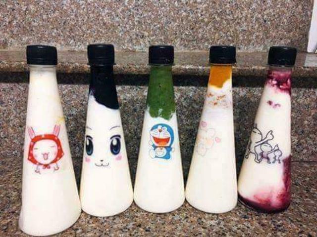 Chai nhựa trong tam giác đựng trà sữa, sữa chua, nước ép 330ml | BigBuy360 - bigbuy360.vn