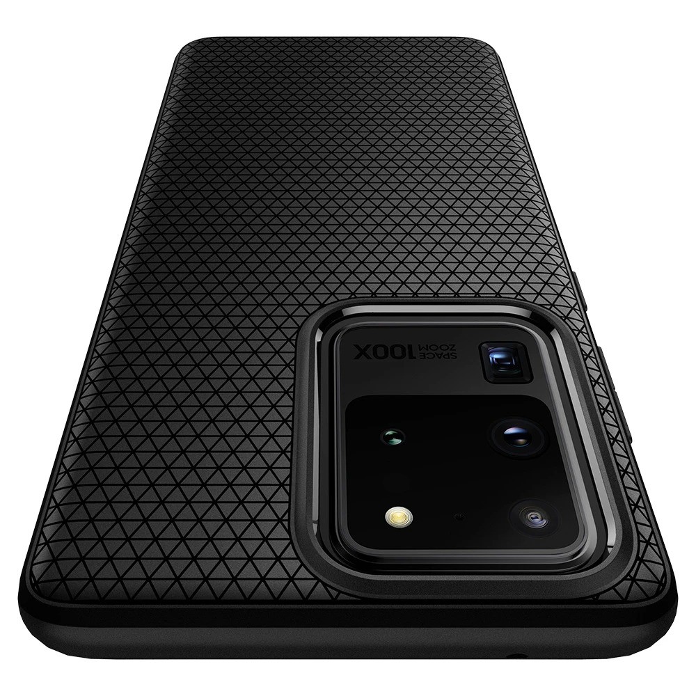 Ốp lưng chống sốc hàng hiệu Spigen Liquid Air màu đen Samsung Galaxy S20 | S20 Ultra | S20 Plus