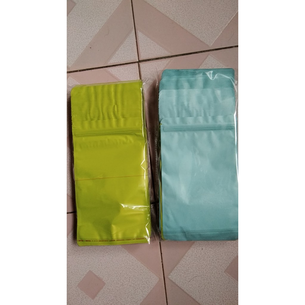 100pcs pink green Ziplock Bags jewelry bag food bag Self Sealing Mylar Foil both sides colored  both sides colored