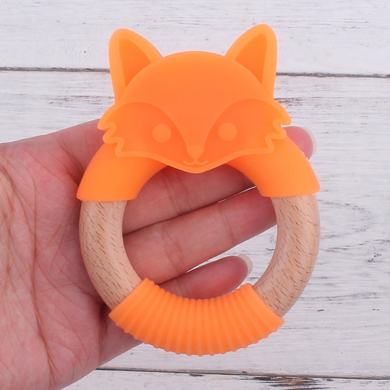 Haha Đồ Chơi Nhai Gặm Giảm Đau Cầm Tay Bằng Silicone Cho Bé Sơ Sinh