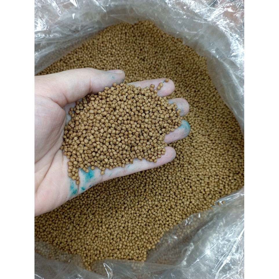 Cám cá cảnh, cá Koi, cá vàng( 1mm- 1,5 mm) siêu đạm