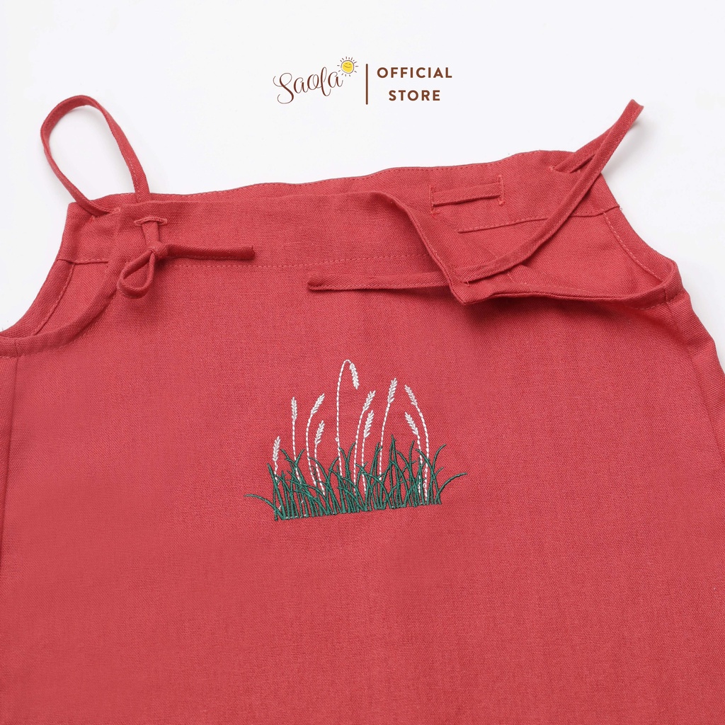 Váy Bé Gái Maxi Mùa hè Thêu Hoa - MIA DRESS - DRL012 - SAOLA KIDS CLOTHING