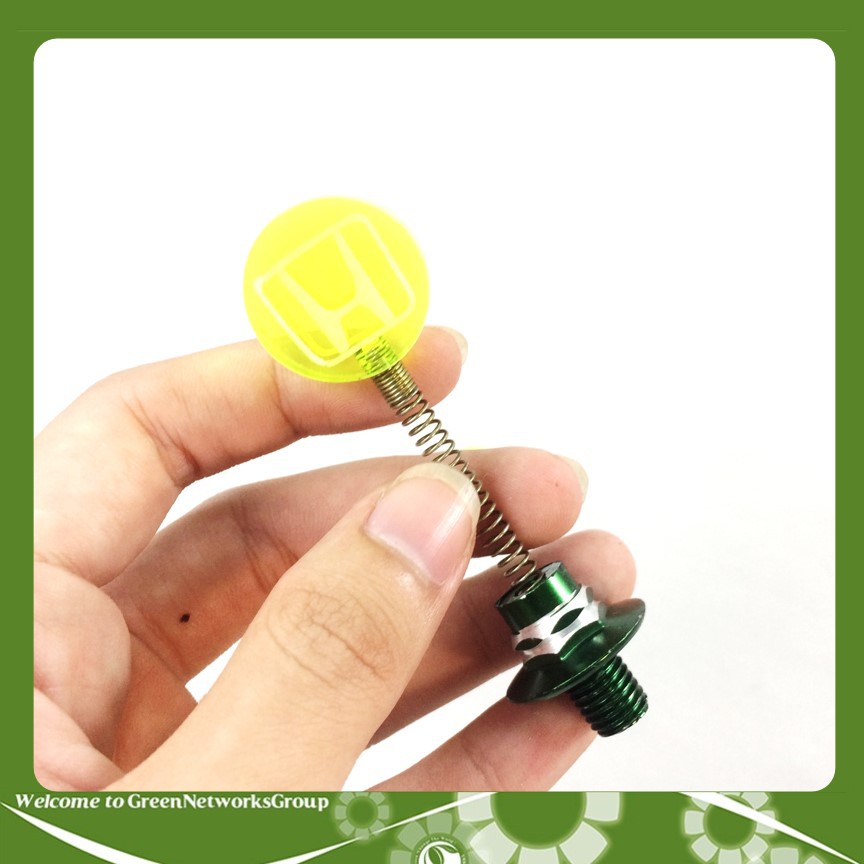 Ốc chân kính 10 ly lò xo lúc lắc dành cho xe máy Greennetworks (2 cái )