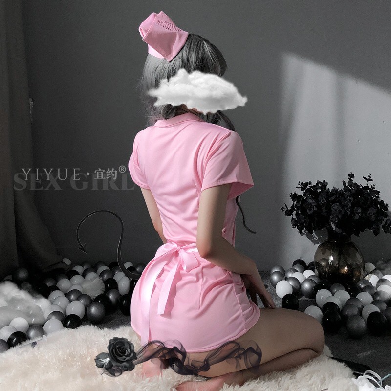 Đồ ngủ sexy cosplay nàng nữ y tá xinh đẹp bộ đồ ngủ sexy gợi cảm 408 | BigBuy360 - bigbuy360.vn