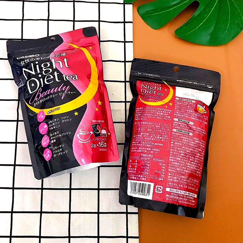 Trà giảm cân Beauty Collagen Orihiro Nhật Bản 16 gói
