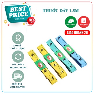 Combo 5 thước dây nhiều màu 1,5m