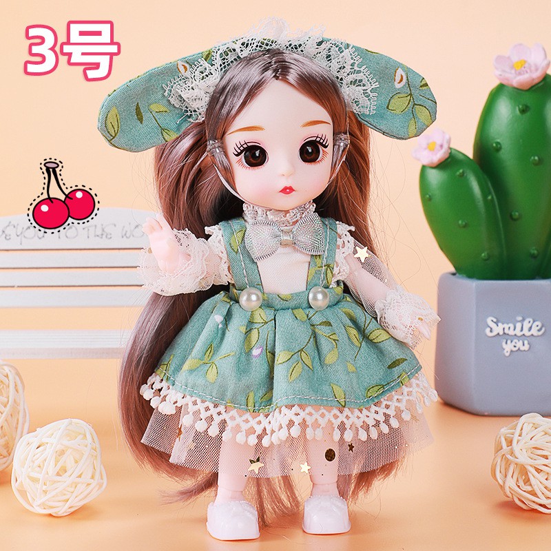 Đầm Cotton Thời Trang Xinh Xắn Cho Búp Bê Ob11 1 / 12