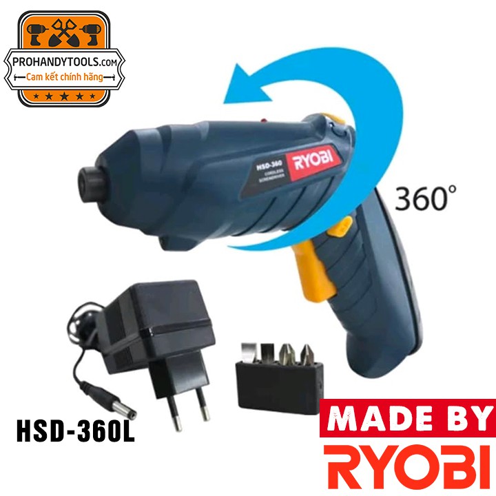 Máy Vặn Vít Cầm Tay Ryobi HSD-360L 3.6V (Dùng Pin)