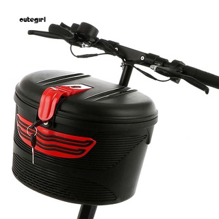 Giỏ nhựa đựng vật dụng tiện lợi gắn xe đạp điện