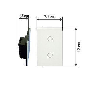 CÔNG TẮC CẢM ỨNG 2 NÚT CHẠM CT2 - KAWASAN