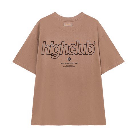 Áo thun Highclub Basic Unique Tee - Beige/Brown/Blue Steel | BigBuy360 - bigbuy360.vn