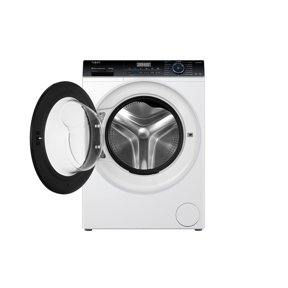 Máy giặt cửa trước 8kg Aqua AQD-A800F.W - Hàng chính hãng