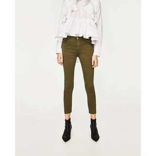 Quần bò bó push up cạp trễ Zara size 34,36