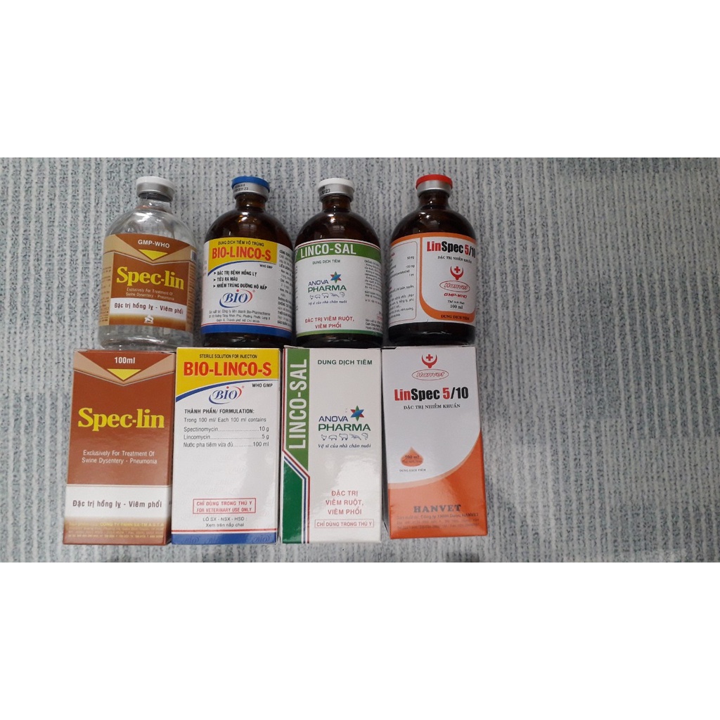 Lincosal, Linco S, Lincospec Mỹ, Linco spectin, Interspectin L, Linco spec 100ml