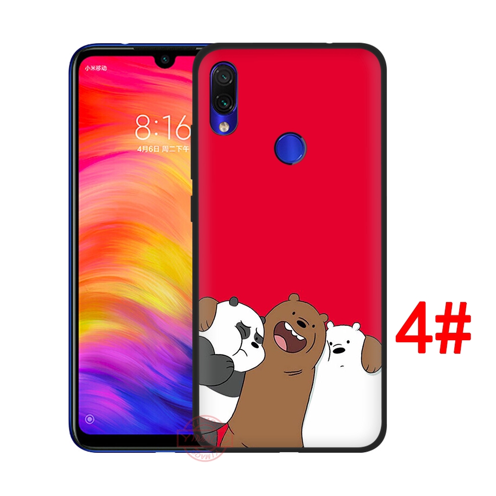 Ốp điện thoại họa tiết hoạt hình We Bare Bears cho Redmi Note 5A Prime 5 Pro 6 Pro 7 Pro 4X 6A S2