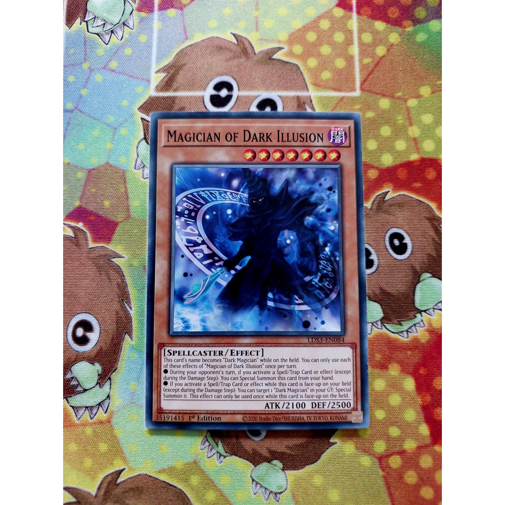 Thẻ Bài Yugioh Monster Magician of Dark Illusion - LDS3-EN084 - Common
