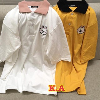 Áo polo thêu thỏ K&A