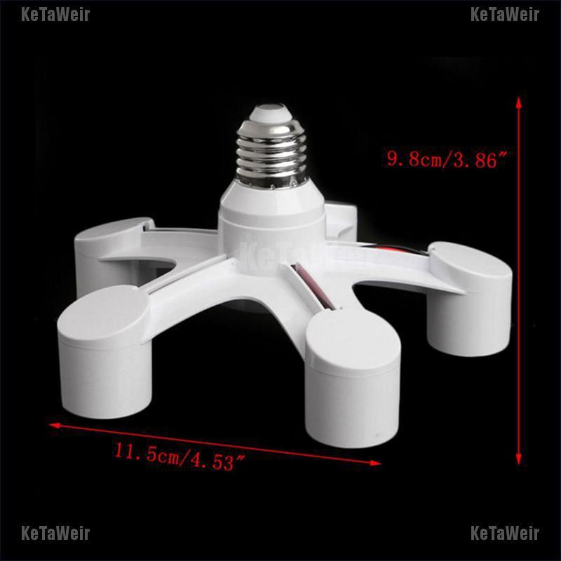 Bộ Chuôi Đèn Chia Cổng 3 / 4 / 5 Trong 1 E27