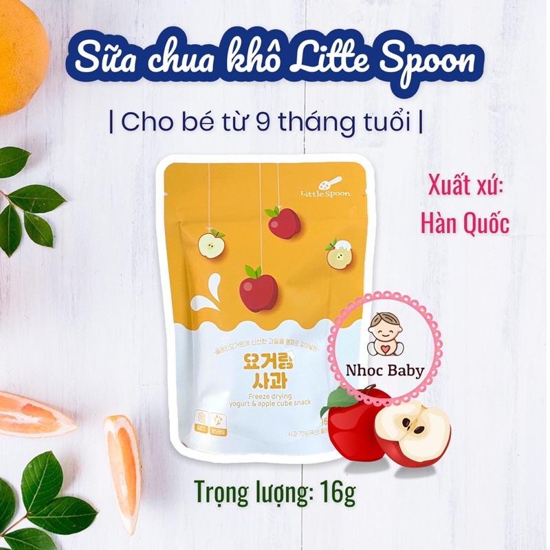 Little Spoon | Sữa chua khô &amp; trái cây sấy lạnh cho bé 9m+ (date 4/2024)
